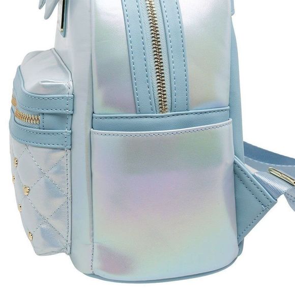 Loungefly Disney Minnie Mouse Baby Blue Iridescent Princess Mini Backpack main image 4